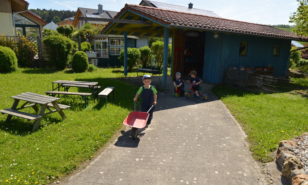 Kindergarten Stubenberg Großer Außenbereich